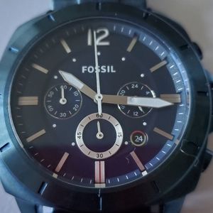 Awesome Blue Fossil Chronograph Like new!
